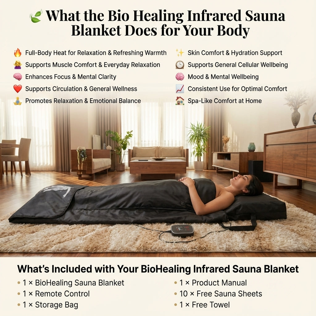 Infrared Sauna Blanket Australia 2026: The Complete Guide to Detox, Recovery &amp; Relaxation at Home
