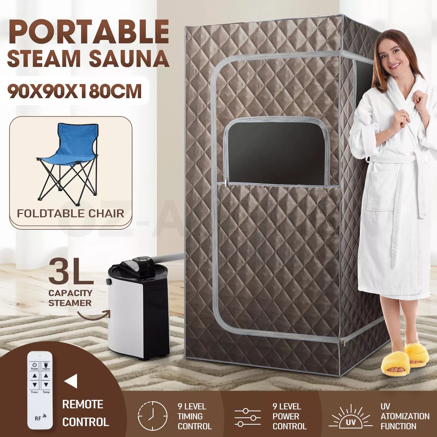 Experience the Healing Power of Bio Healing 3L Portable Steam Sauna