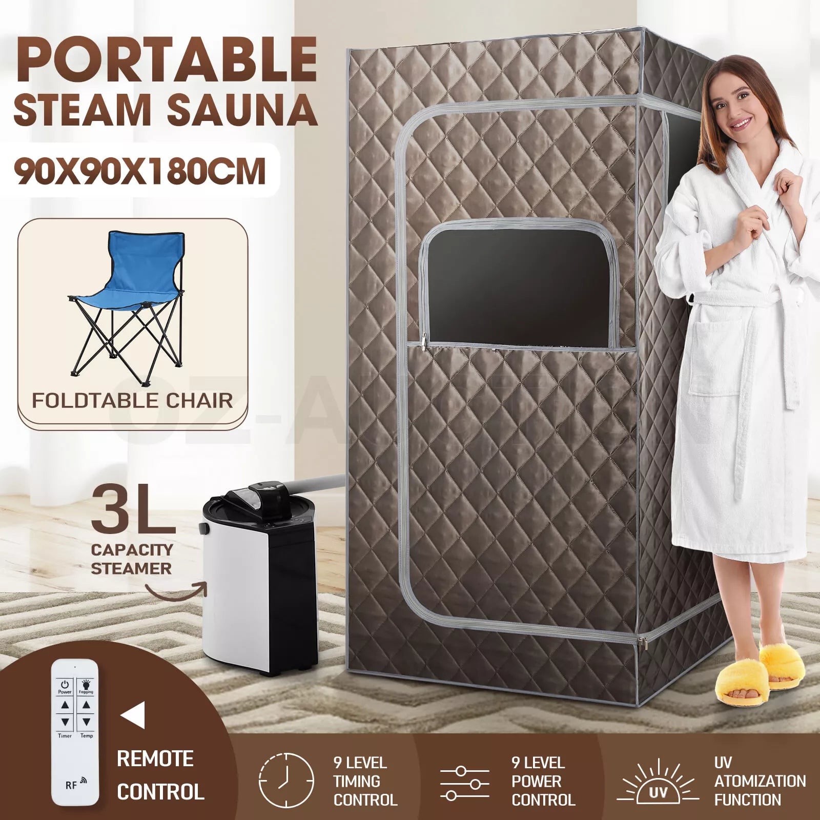 Experience the Healing Power of Bio Healing 3L Portable Steam Sauna
