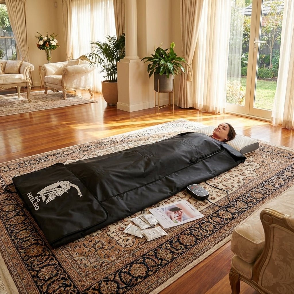 Infrared Sauna Blanket – Far Infrared FIR, Portable, Low EMF | Bio Healing