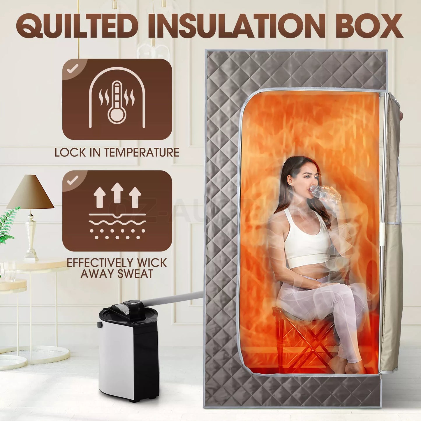 Experience the Healing Power of Bio Healing 3L Portable Steam Sauna