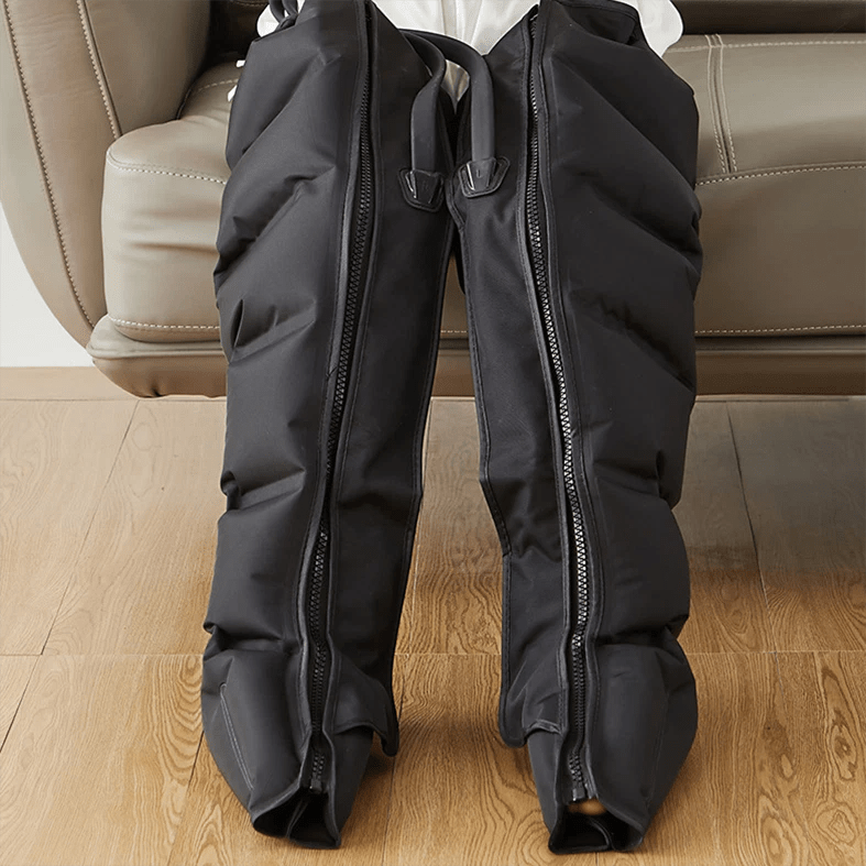 BioHealing™ Leg Heat Air Compression Massager: Boost Foot & Calf Circulation!