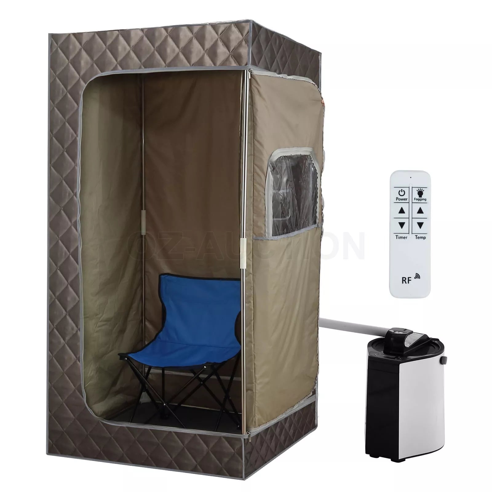 Spa-quality steam tent